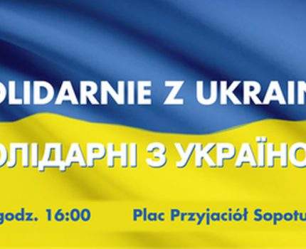 Sopot solidarny z Ukrainą!