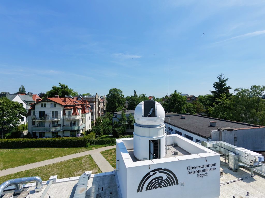 Obserwatorium Astronomiczne Sopot z lotu ptaka